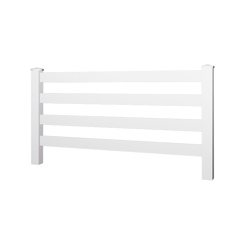HDC 4-Rail PvC Ranch Fence